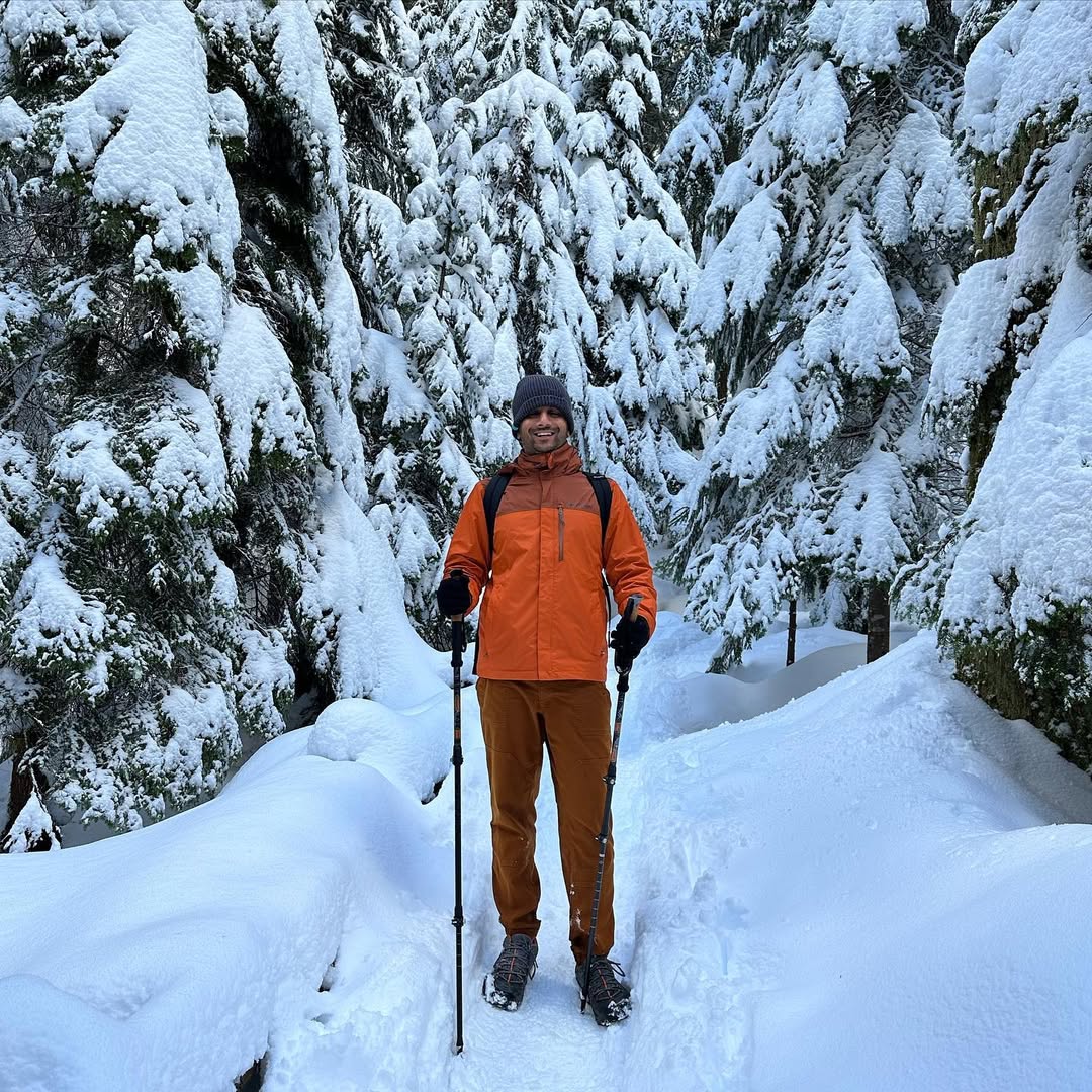 Frozen Franklin Falls in WA, USA - Travel photography by Rohan Goel
