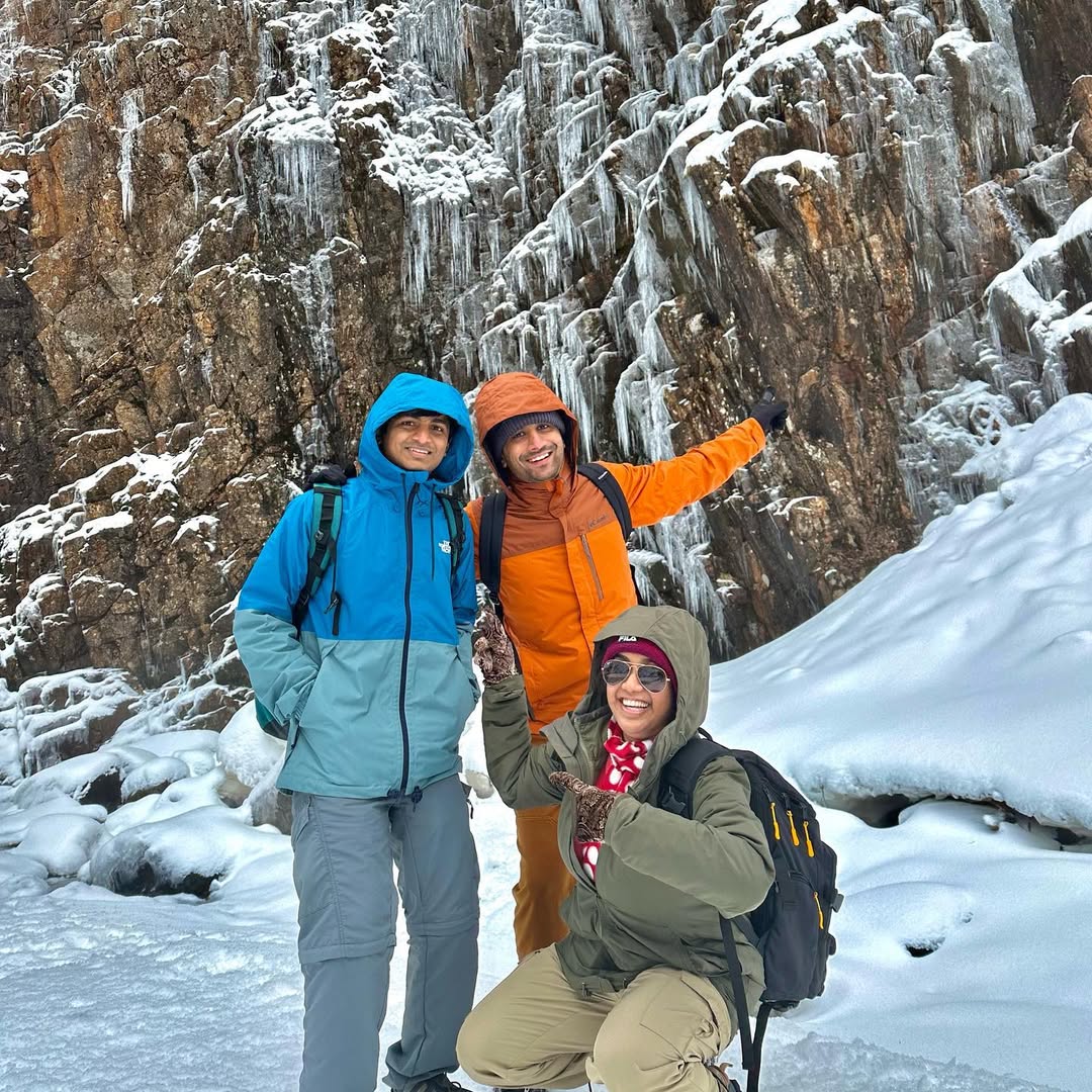 Frozen Franklin Falls in WA, USA - Travel photography by Rohan Goel