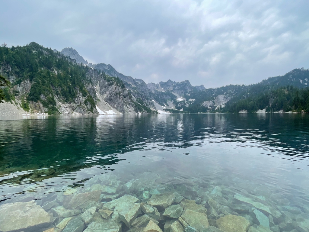 =Pristine Snow Lake. MemExp Blog. Rohan Goel