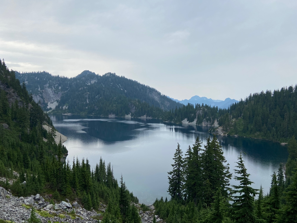 =Pristine Snow Lake. MemExp Blog. Rohan Goel